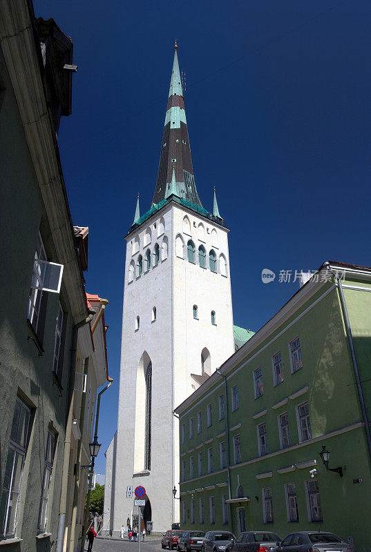 爱沙尼亚塔林的圣奥拉夫教堂
