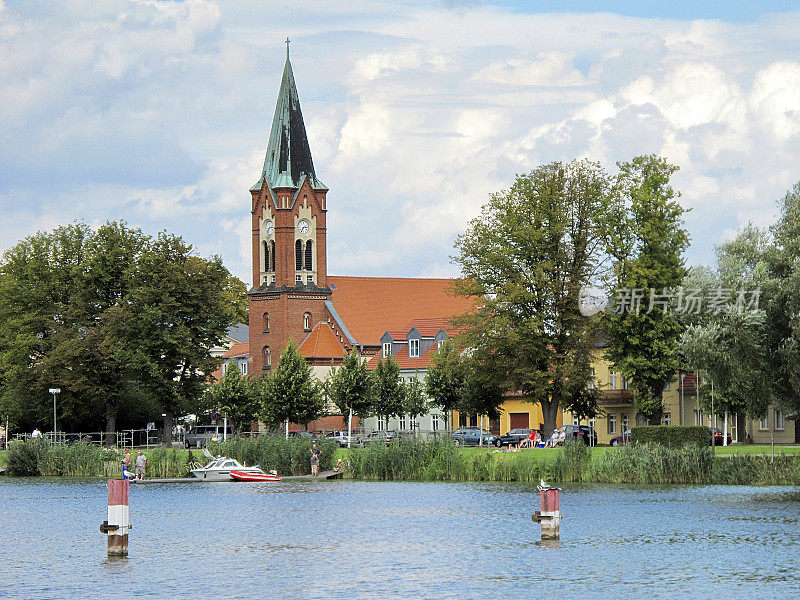 德国勃兰登堡哈维尔河畔云达城市景观