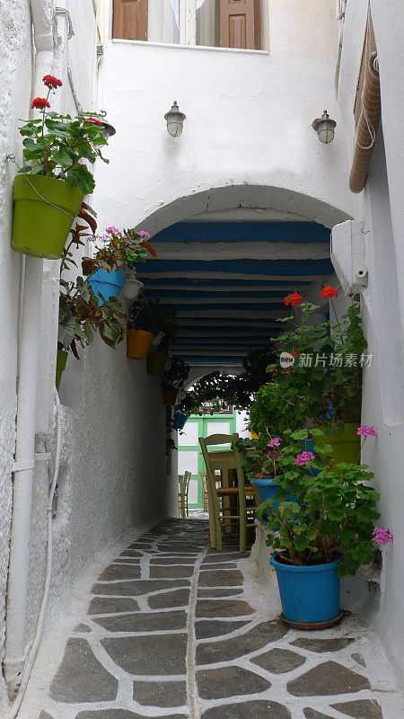 小巷在纳克索斯岛