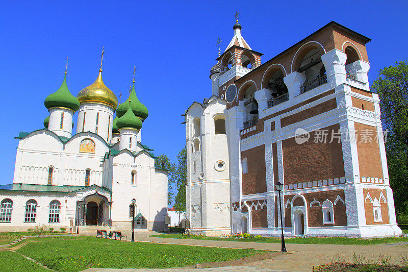 Evfimevsky大教堂和钟楼，苏兹达尔，金环，俄罗斯