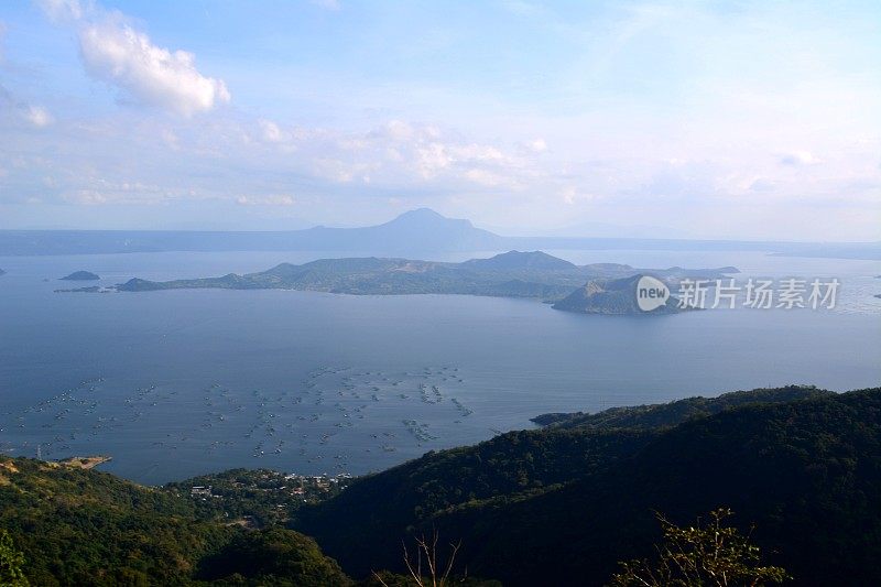 塔尔湖景观，菲律宾吕宋岛