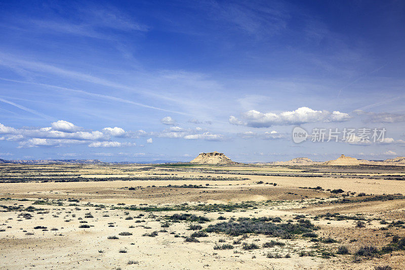 西班牙纳瓦拉巴尔登纳斯的沙漠