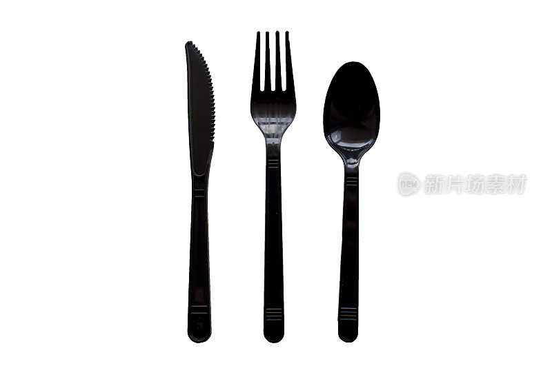 黑色塑料刀叉勺