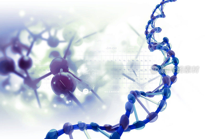 科学背景下的DNA结构