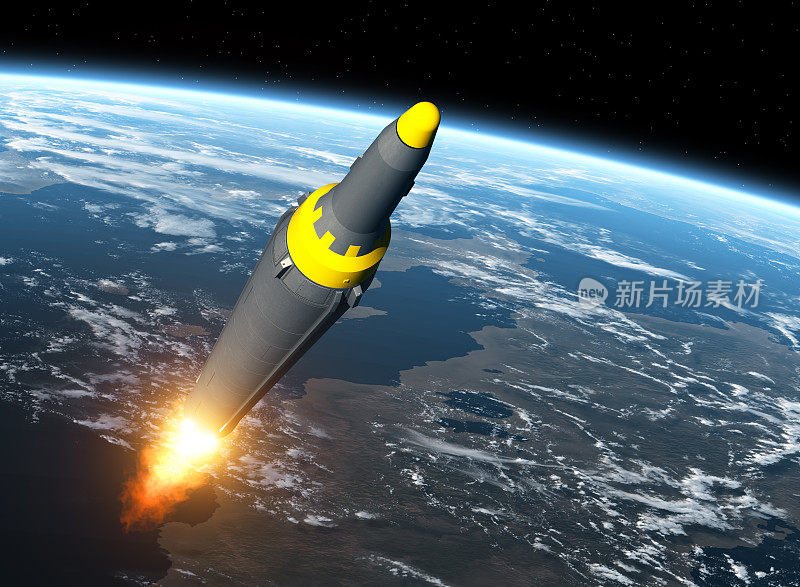 朝鲜弹道导弹在地球上的背景