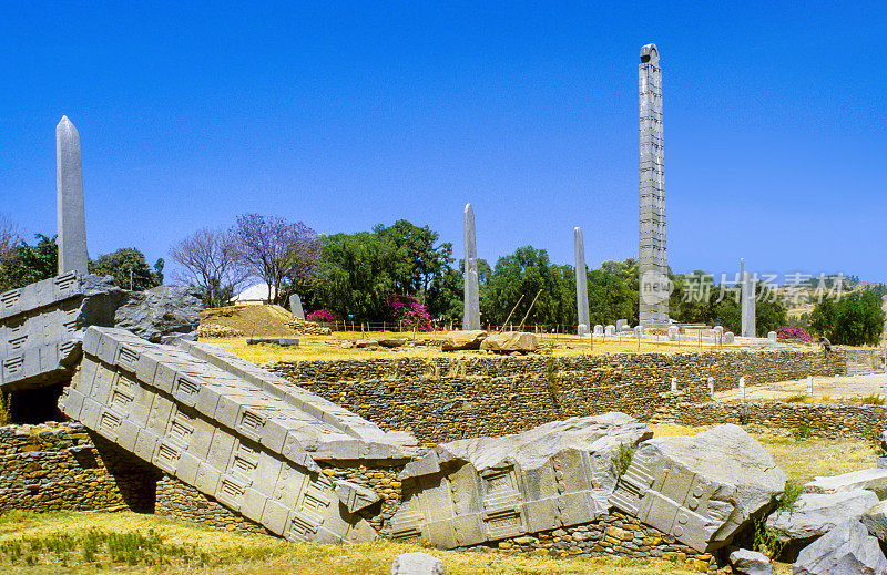 埃塞俄比亚阿克苏姆北部的一块石碑
