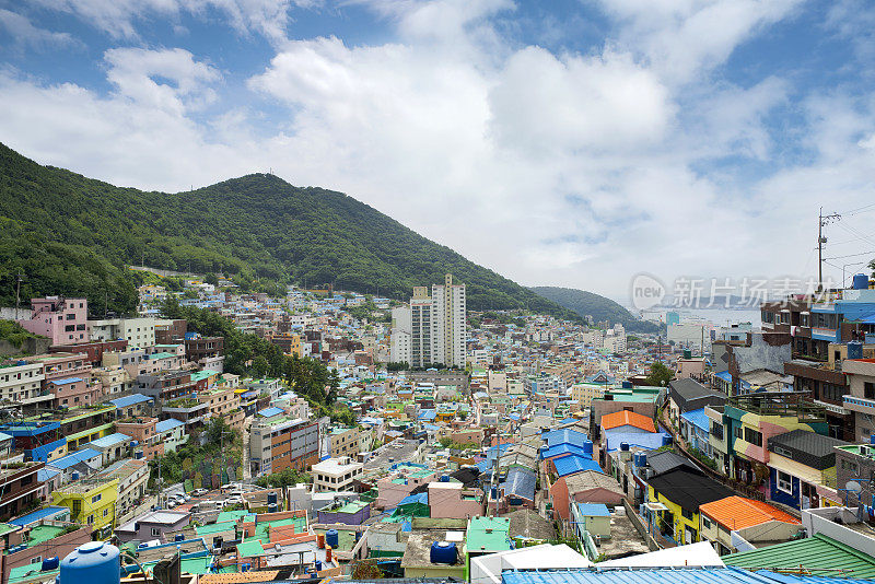 韩国釜山甘川文化村