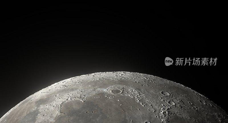月球表面，外太空