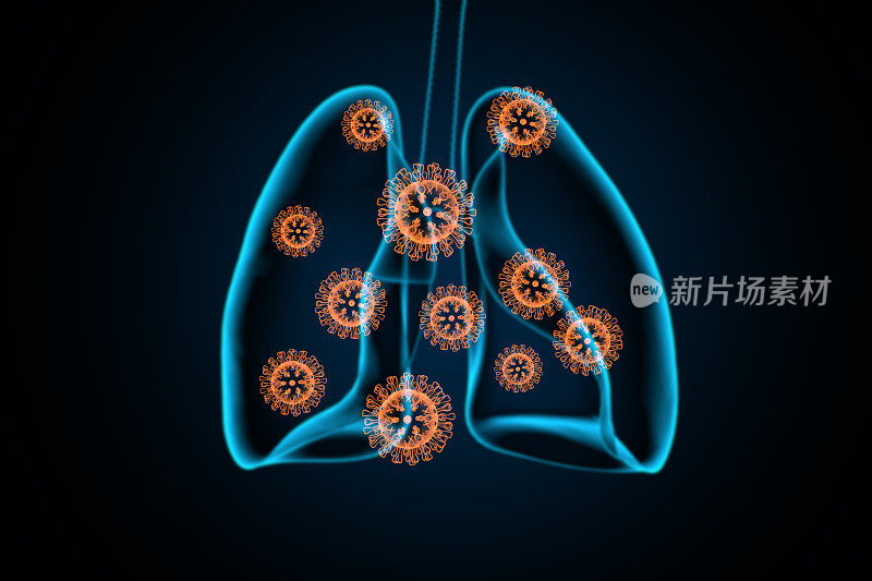 冠状病毒对肺部
