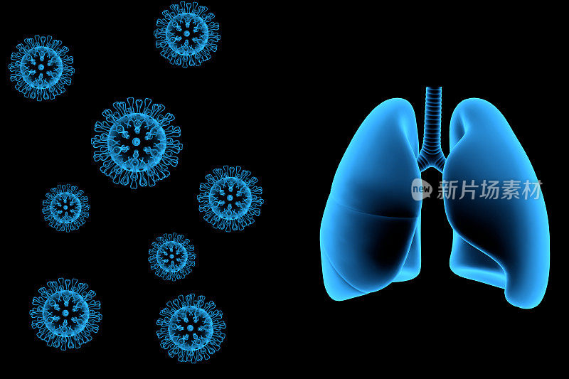 冠状病毒对肺部