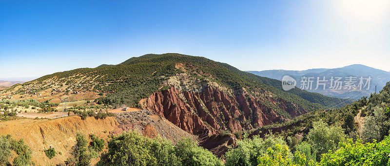 阿特拉斯山脉全景图