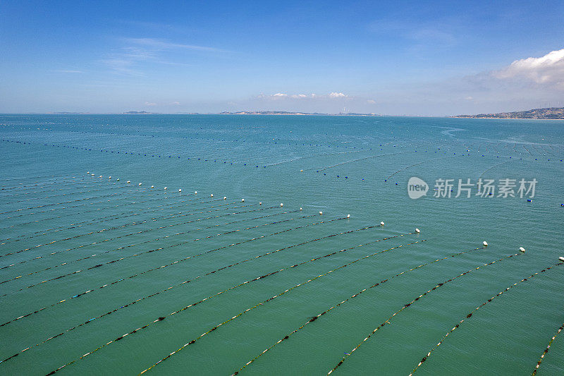 水产养殖场和海上岛屿