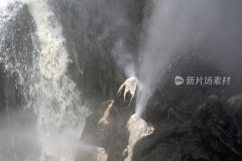 壮观的喷泉(温泉)