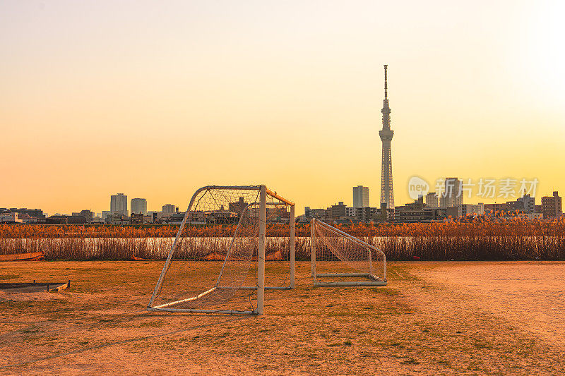 荒川河床，日本东京