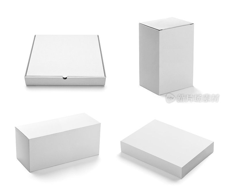 白盒容器模板空白包