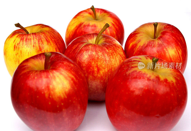 六个红苹果