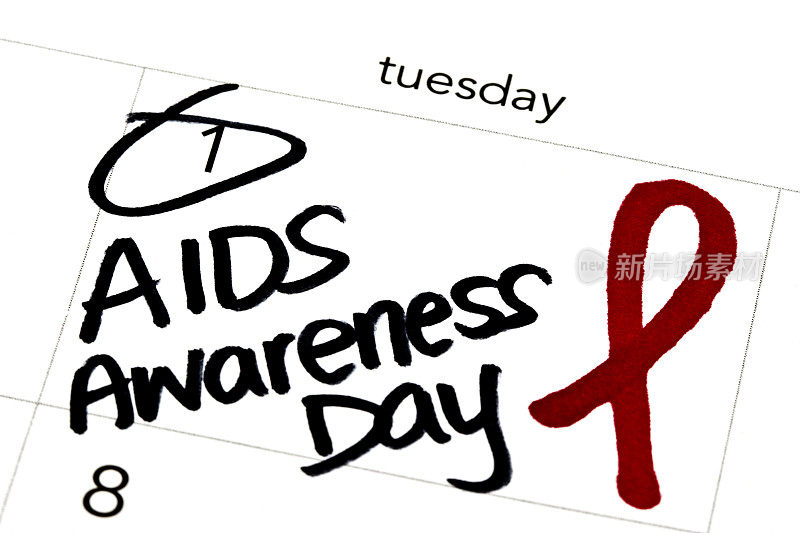 日历系列艾滋病宣传日
