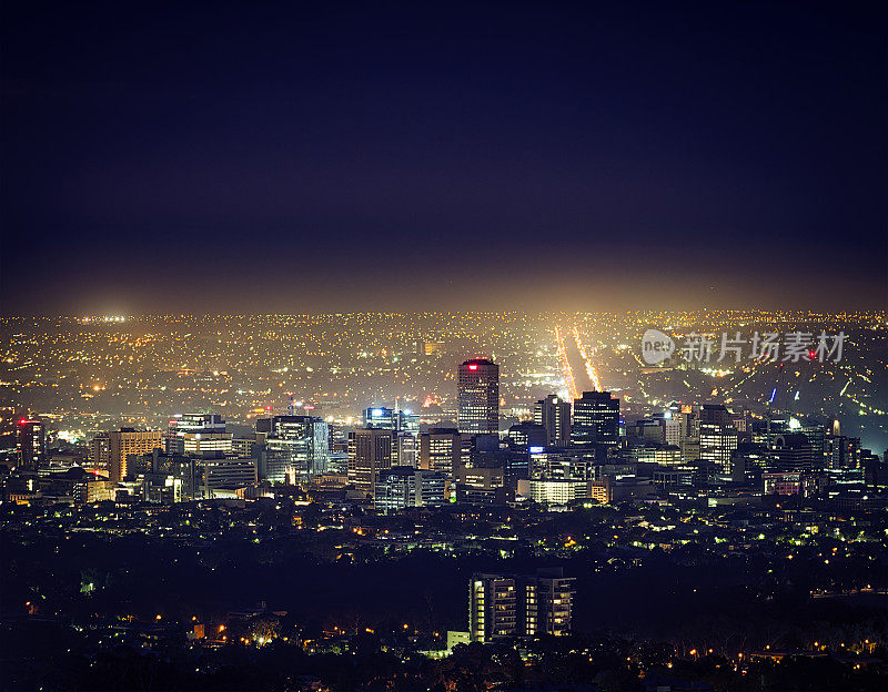 阿德莱德城市夜景