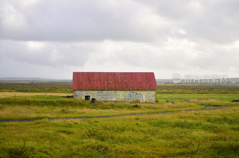 冰岛乡村农场建筑
