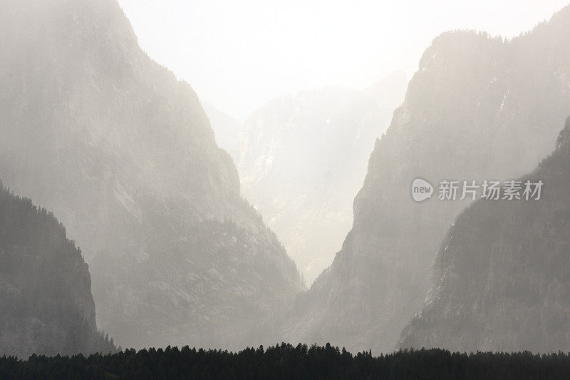 死亡峡谷，大提顿山脉，杰克逊洞