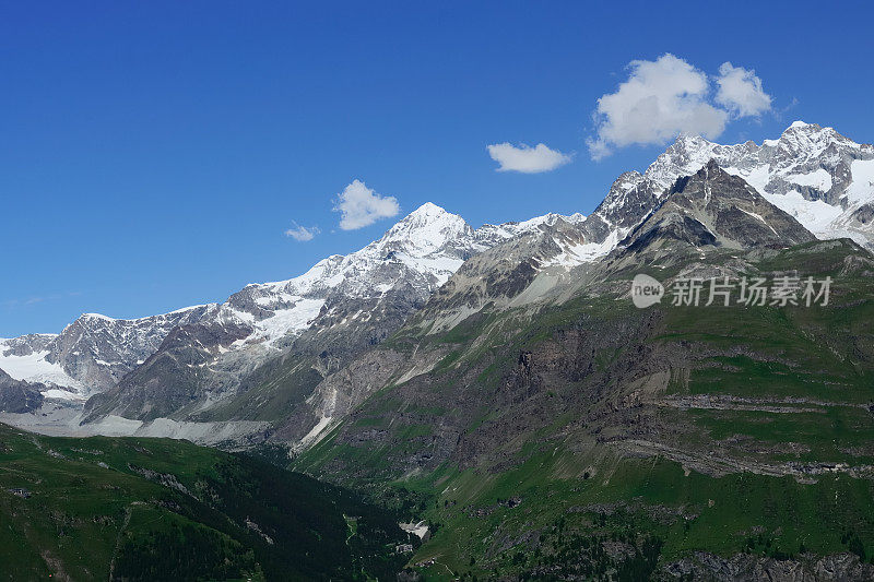 马特洪峰周围的山脉