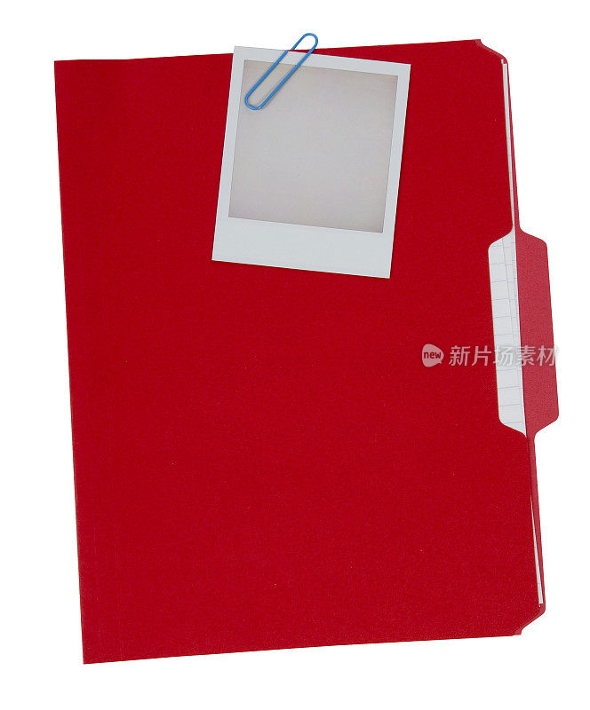红色的文件夹