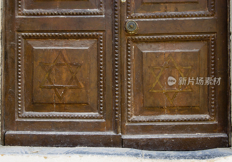 犹太教堂的门