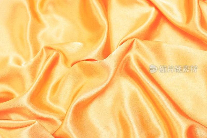 橘色的丝绸背景