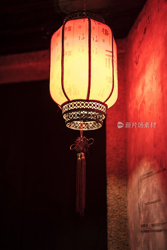 红色中国的灯笼
