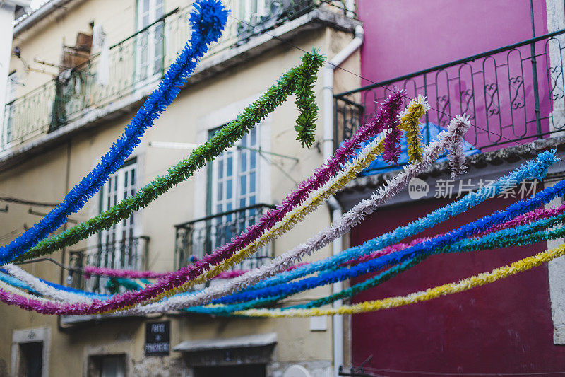 葡萄牙里斯本街头的装饰