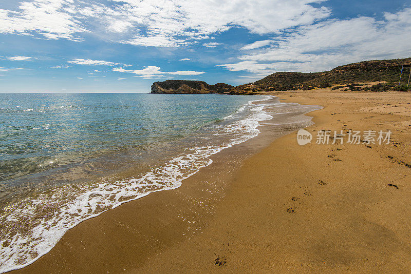 西班牙热带海岸的地中海海滩