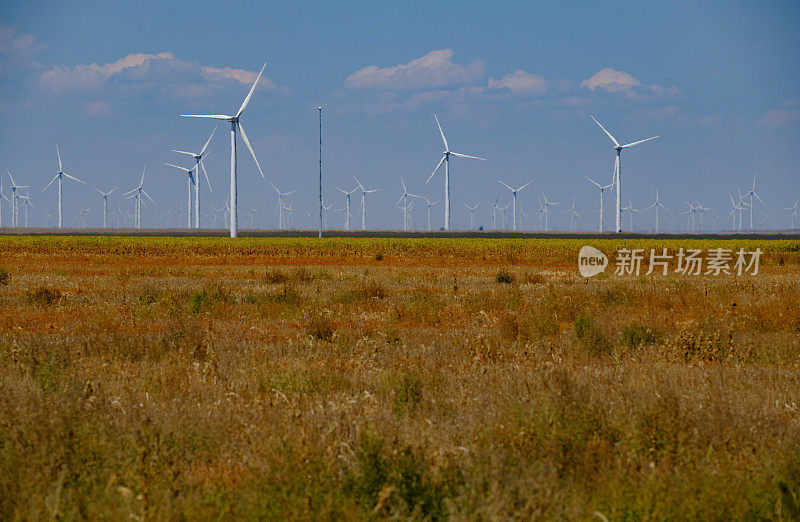 堪萨斯州的风力涡轮机