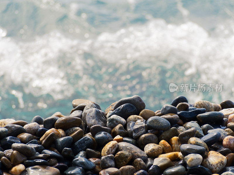 海上冲浪特写