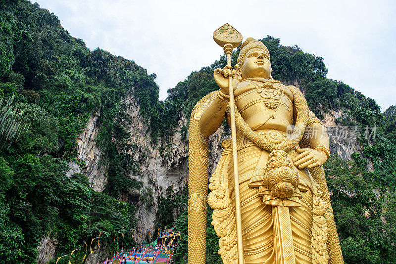 石头融化了马来西亚吉隆坡的Murugan勋爵