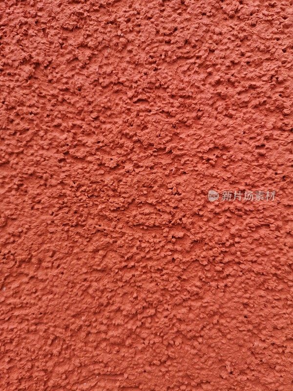 红漆混凝土墙
