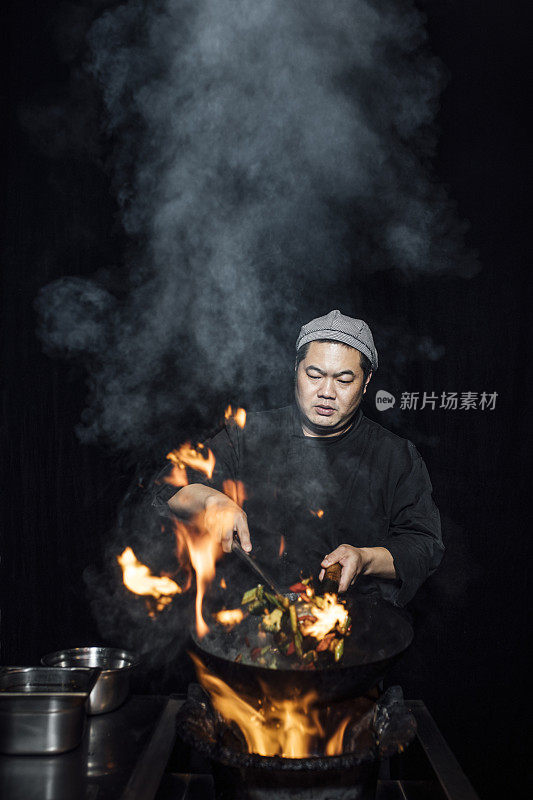 中国男人做饭