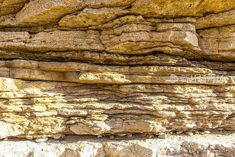摩洛哥塔哈佐的砂岩地层