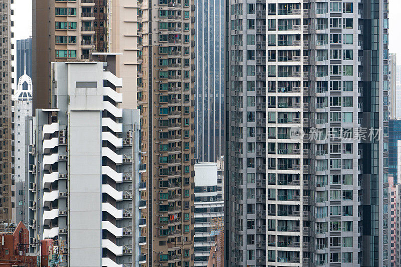 高密度居住在香港湾仔