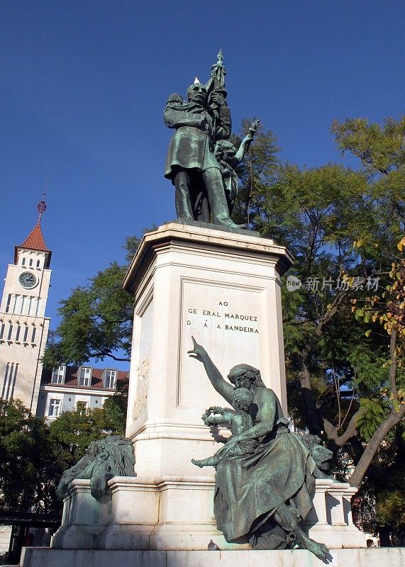 萨达班德拉侯爵纪念碑，里斯本，葡萄牙