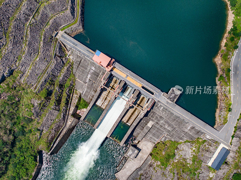 水电大坝航空摄影