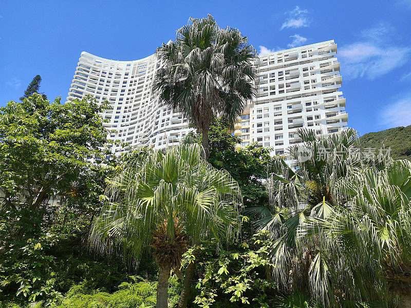 香港浅水湾的现代化公寓