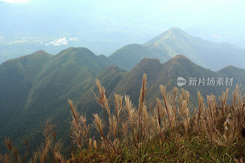 从香港大屿山往西看狗牙