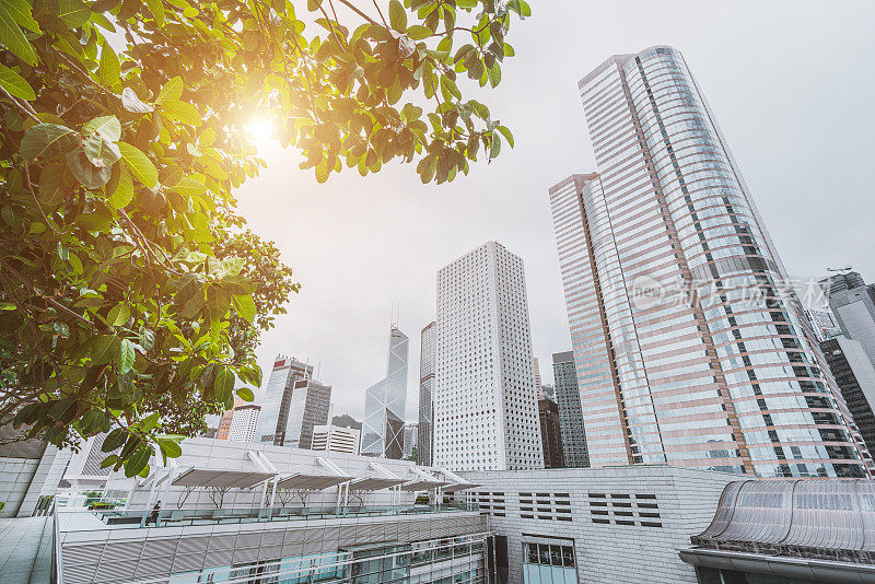 香港中环的商业大厦