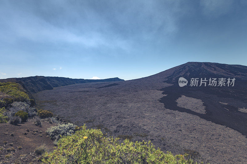 火山口，熔炉岩钉，留尼汪岛