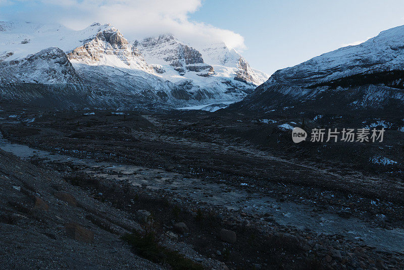 加拿大的山地景观