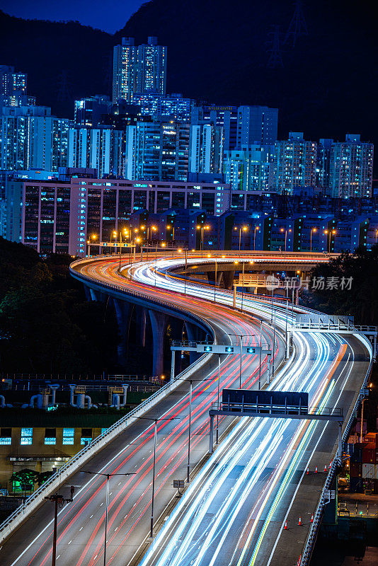 香港公路夜间行车路线