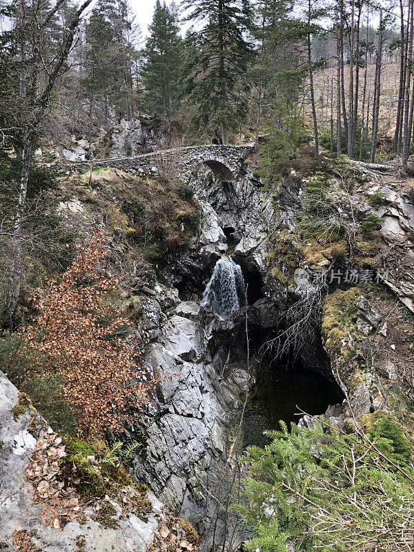 布鲁尔水景，苏格兰，英国