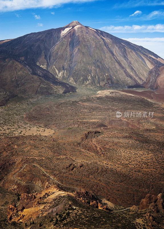 特内里费加那利岛上的泰德火山