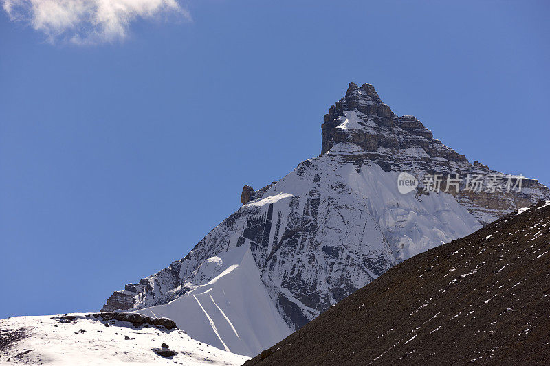 安纳普尔纳峰。Lhotse。珠穆朗玛峰。尼泊尔的动机。