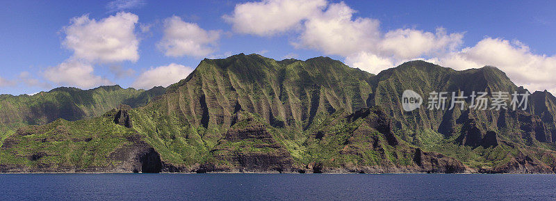 夏威夷岛考艾山脉